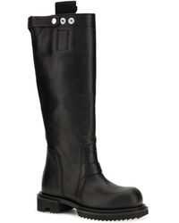 Rick Owens - Gabe Leather Knee-High Boots - Lyst