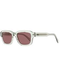 Lacoste - L.12.12 Trim Rectangular Sunglasses L6048S 038 51Mm Plastic (Injected/Acetate) - Lyst