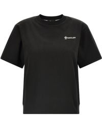 Moncler - Embossed Logo T-Shirt - Lyst