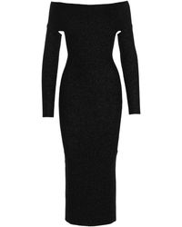 KHAITE - Virgin Wool Midi Skirt - Lyst