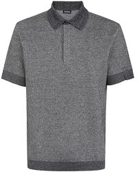 Zegna - Cotton Linen And Silk Polo Shirt Clothing - Lyst