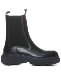 Burberry - Gabriel Leather Chelsea Boots - Lyst