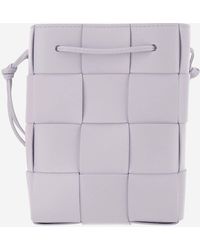 Bottega Veneta - Small Cassette Bucket Shoulder Bag Lambskin Satchels & Cross Body - Lyst