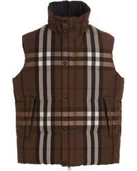 Burberry upton Vest With Multiple Pockets in Black for Men Mens Clothing Jackets Waistcoats and gilets 