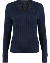 Polo Ralph Lauren - Kimberly Polo Pony Cable-knit Jumper - Lyst
