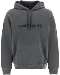 Carhartt - Hoodie With Logo Embroidery - Lyst