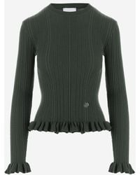 Patou - Slim Fit Merino Wool Sweater - Lyst