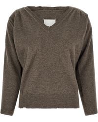 Maison Margiela - Virgin Wool Cardigan Clothing - Lyst
