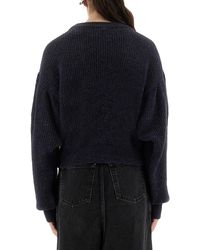 ROTATE BIRGER CHRISTENSEN - Wool Puff Sweater Alpaca Jumpers - Lyst