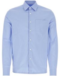 Prada - Powder Poplin Shirt - Lyst