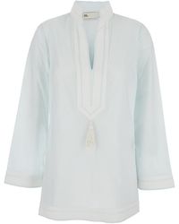 Tory Burch - Dress Tunic Cotton - Lyst