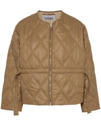 Ganni - Recycled Nylon Jacket - Lyst