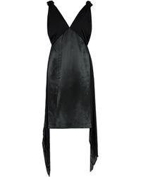 Bottega Veneta - Silk Midi-Dress - Lyst