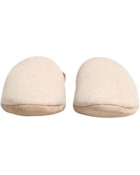 Dolce & Gabbana - Shetland Wool Quilted Slippers Shoes - Lyst