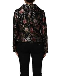 Dolce & Gabbana - Multicolor Floral Brocade Blazer Jacket - Lyst