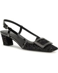 Roger Vivier - Slingback Pumps Belle Vivier Leather Calf Sandal - Lyst