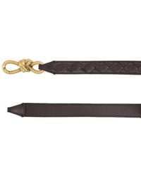 Bottega Veneta - Leather Belt Lets Go Lamb - Lyst