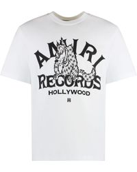 Amiri - Cotton Crew-Neck T-Shirt - Lyst