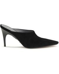 Balenciaga - Duchesse Suede Mule Pumps - Lyst