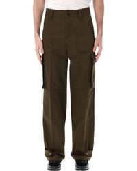 Valentino Garavani - Cargo Trousers With Vlogo Signature Cotton Pant - Lyst
