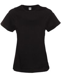 Totême - Curved Seam T-shirt Tshirt - Lyst