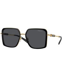 Versace - Sunglasses Square Full Rim, Frame And Dark Lens Ve2261100287 - Lyst