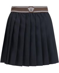 Versace - Medusa 95 Pleated Skirt Fabric - Lyst