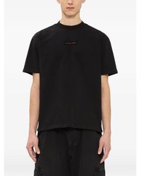 44 Label Group - Lotto Skeleton-Print Logo-Patch T-Shirt - Lyst