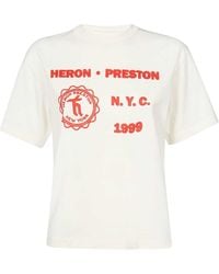 Heron Preston - Printed Cotton T-shirt - Lyst