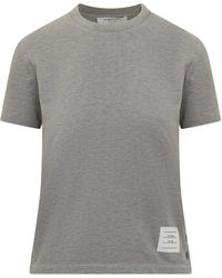 Thom Browne - T-shirt With Logo - Lyst
