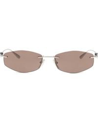 Balenciaga - Geometric Oval Sunglasses - Lyst