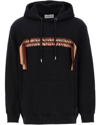 Lanvin - 'curb Lace' Oversized Hoodie - Lyst