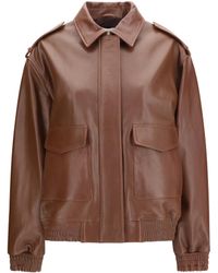 Arma - Astra Vegetal Leather Jacket Lamb Ovis Aries - Lyst