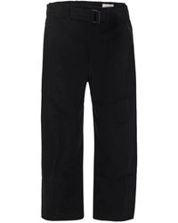 Lemaire - Twisted Belted Pants - Lyst