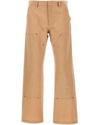 Fourtwofour On Fairfax - Straight Cropped Trousers - Lyst