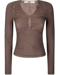 KNWLS - Stretch Over Dyed Jersey Top - Lyst