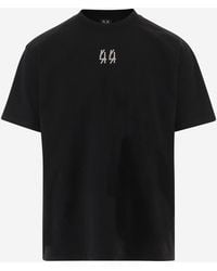 44 Label Group - Cotton T-Shirt Logo Print T-Shirts - Lyst