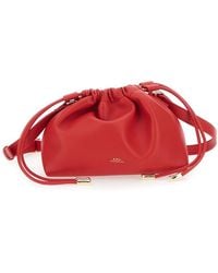 A.P.C. - Sac Ninon Mini Bags Recycled Material With Leather Effect - Lyst