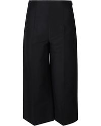 Marni - Pressed Crease Cropped Trousers - Lyst