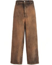Marni baggy Fit Jeans - Brown