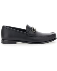 Ferragamo - 'Avril' Loafers With Gancini Plaque On The Front - Lyst