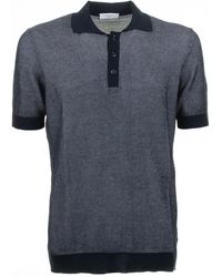 Paolo Pecora - Short-Sleeved Cotton Polo Shirt - Lyst
