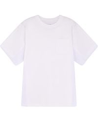 Sacai - T-Shirts And Polos Cotone - Lyst