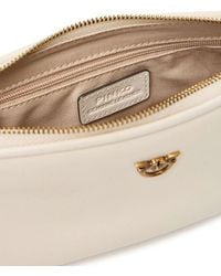 Pinko - Shoulder Bag-Ivory Goat Leather Shoulder-Bags - Lyst