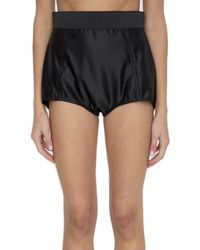 Dolce & Gabbana - Satin High-waist Lace Panties - Lyst