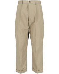 Ami Paris - Ami Trousers Cotton - Lyst
