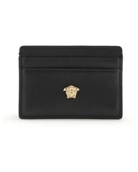 Versace - La Medusa Leather Card Holder - Lyst