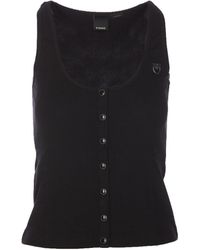 Pinko - Dogville Tank Top With Logo - Lyst