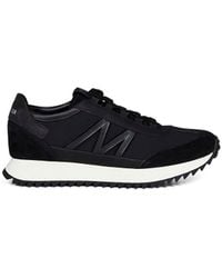 Moncler - Suede And Nubuck Pacey2 Sneakers - Lyst