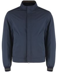 Paul & Shark - Technical Fabric Waterproof Jacket Shell: Polyester Raincoats - Lyst